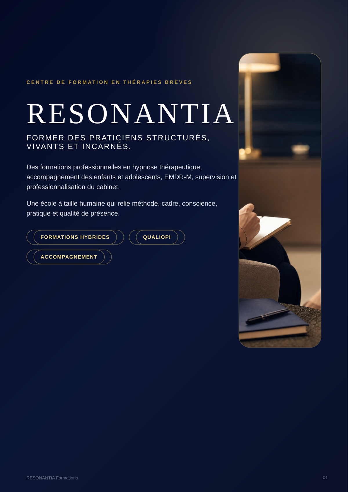 Plaquette de présentation RESONANTIA
