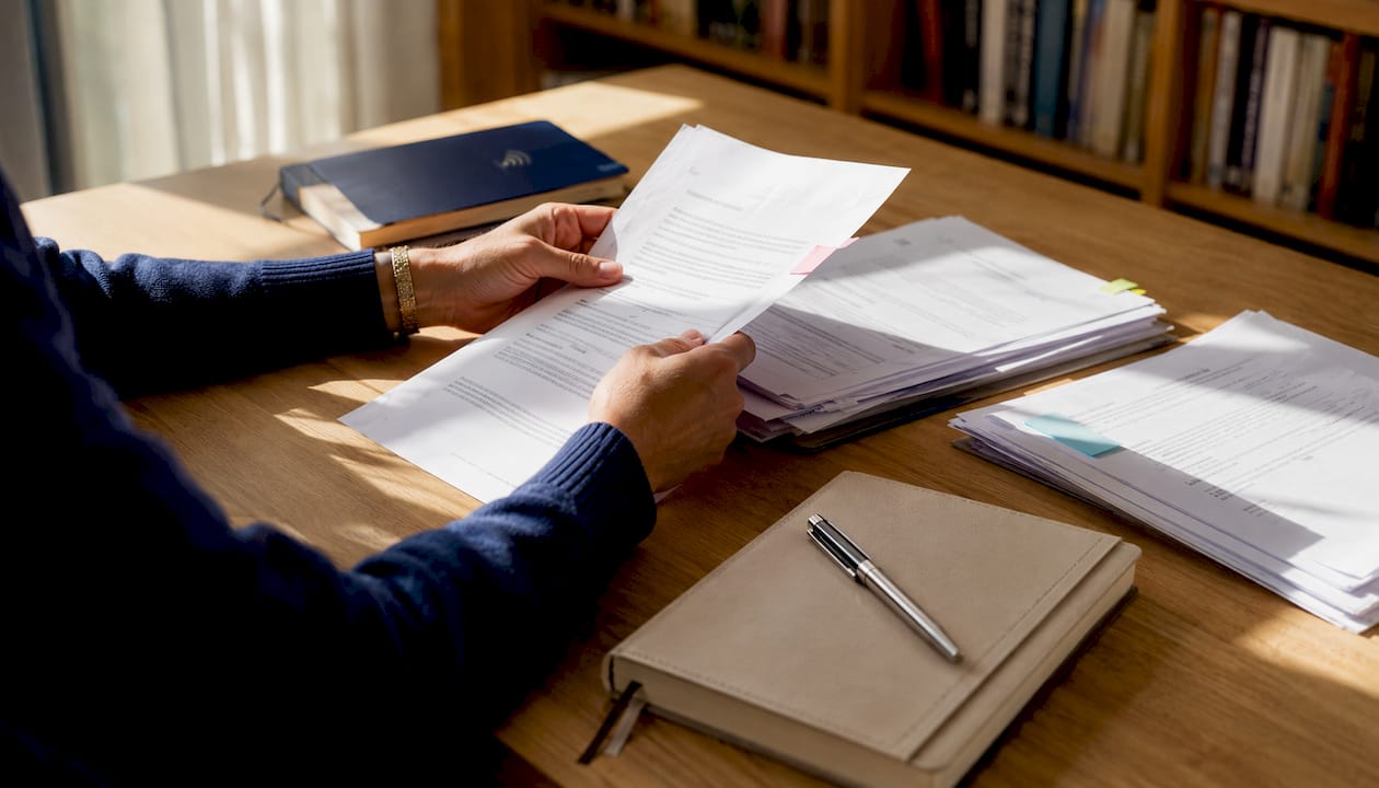 Classement de dossiers lors d’un audit