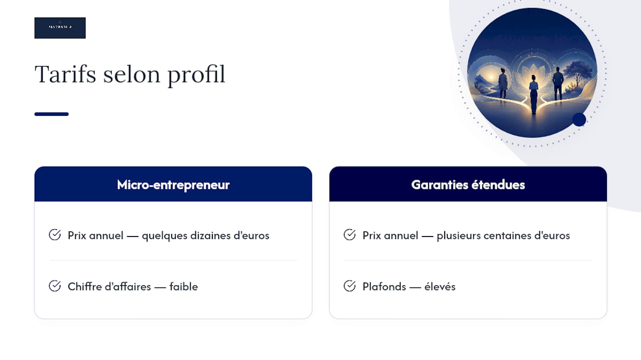 Quel est le prix d'une assurance professionnelle pour un psychologue ou un hypnothérapeute ? — overview diagram