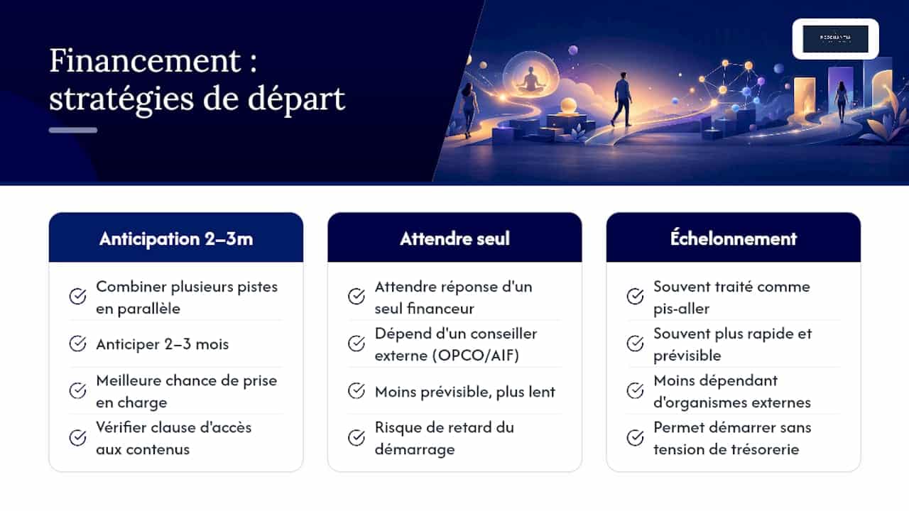 Plan de financement anticipé sur trois mois